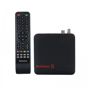 Hellobox 8 DVB-S2，S2X，AVS+，DVB T2/C完全相容H265全球定制中文版