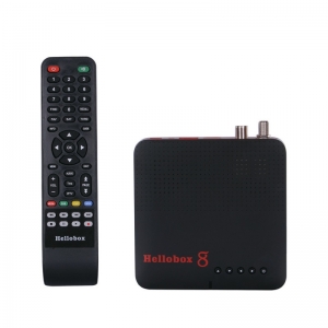 Hellobox 8 DVB-S2，S2X，AVS+，DVB T2/C完全相容H265全球定制中文版